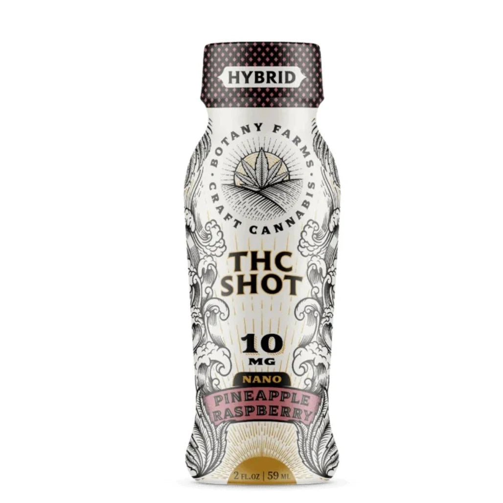 Botany Farms Pineapple Raspberry 10mg Delta-9 THC shot, 2oz