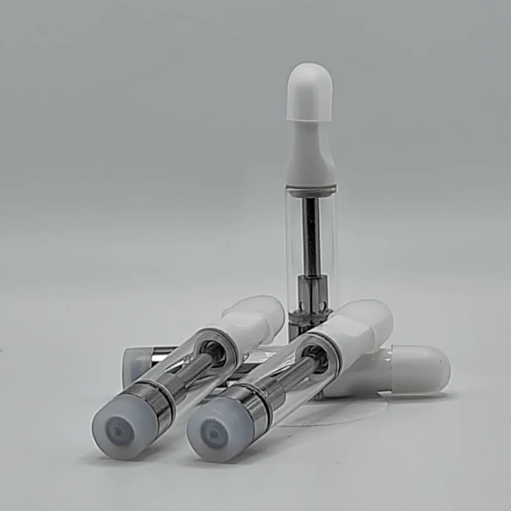 Ceramic cell 1mL cartridges with white ceramic tips