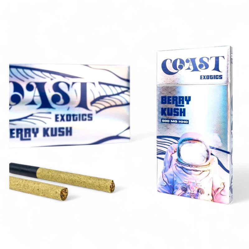 Coast Berry Kush HHC Hemp Cigarettes 50mg