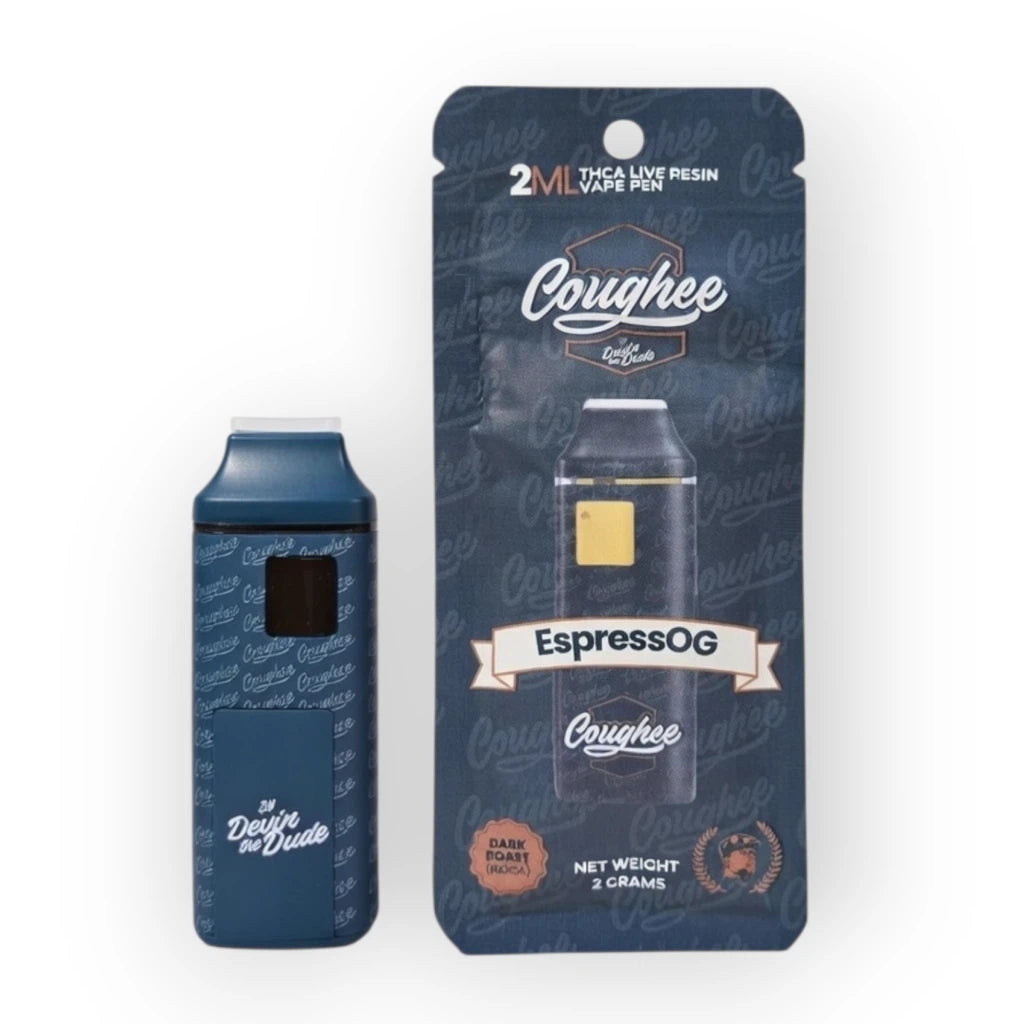 Coughee THCa Disposable Vape 2g – Espresso OG (Indica), Morning Roast (Sativa), Coughagatto (Sativa)