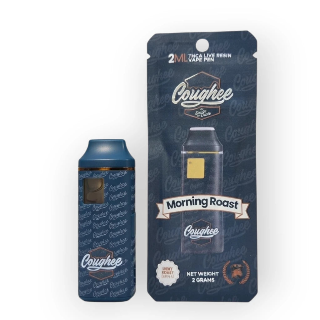 Coughee THCa Disposable Vape 2g – Espresso OG (Indica), Morning Roast (Sativa), Coughagatto (Sativa)