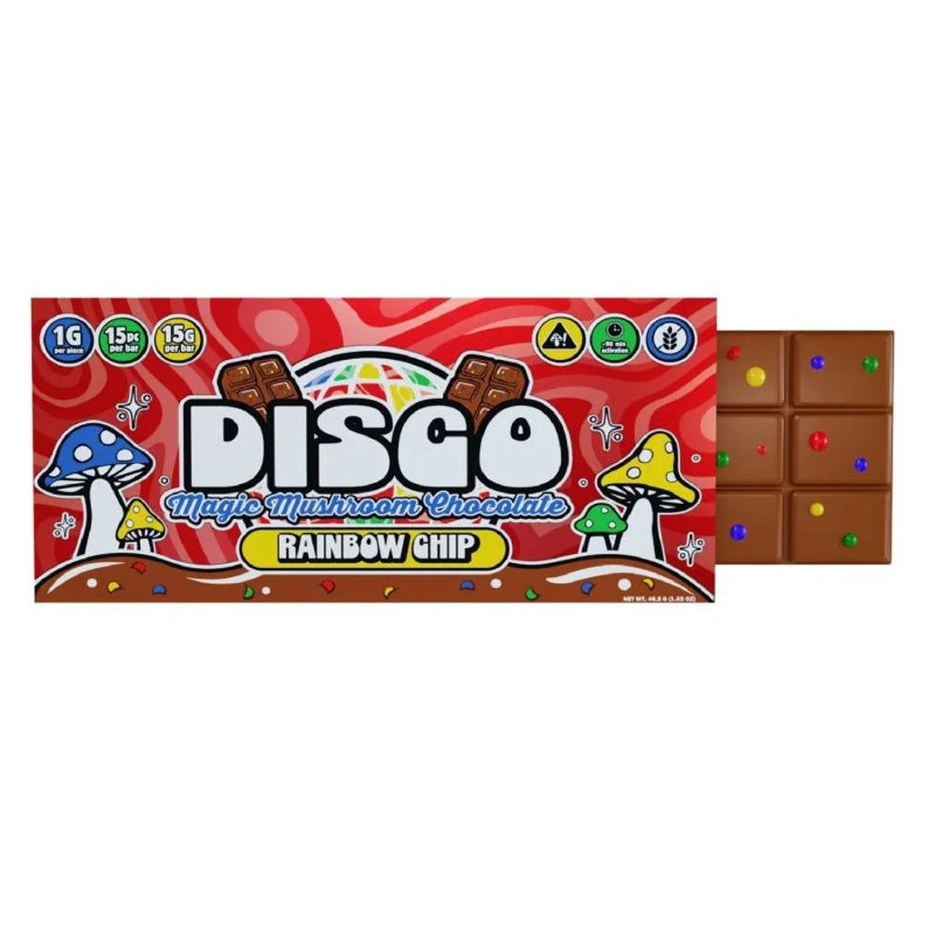 Disco Magic Rainbow Chip chocolate bar 15g