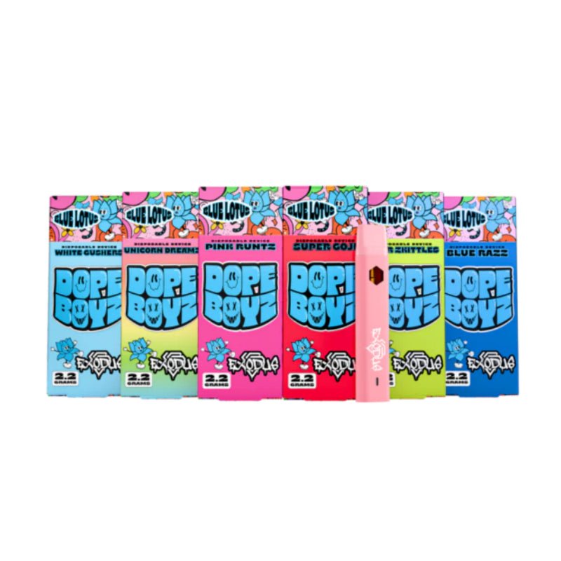 Dope Boyz Blue Lotus Disposable Vape 2.2g – Legal Egyptian Lotus