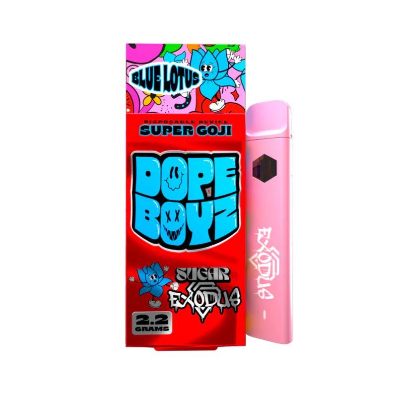 Dope Boyz Blue Lotus Disposable Vape 2.2g Legal Egyptian Lotus Dope Boyz Blue Lotus Disposable Vape 2.2g Legal Egyptian Lotus