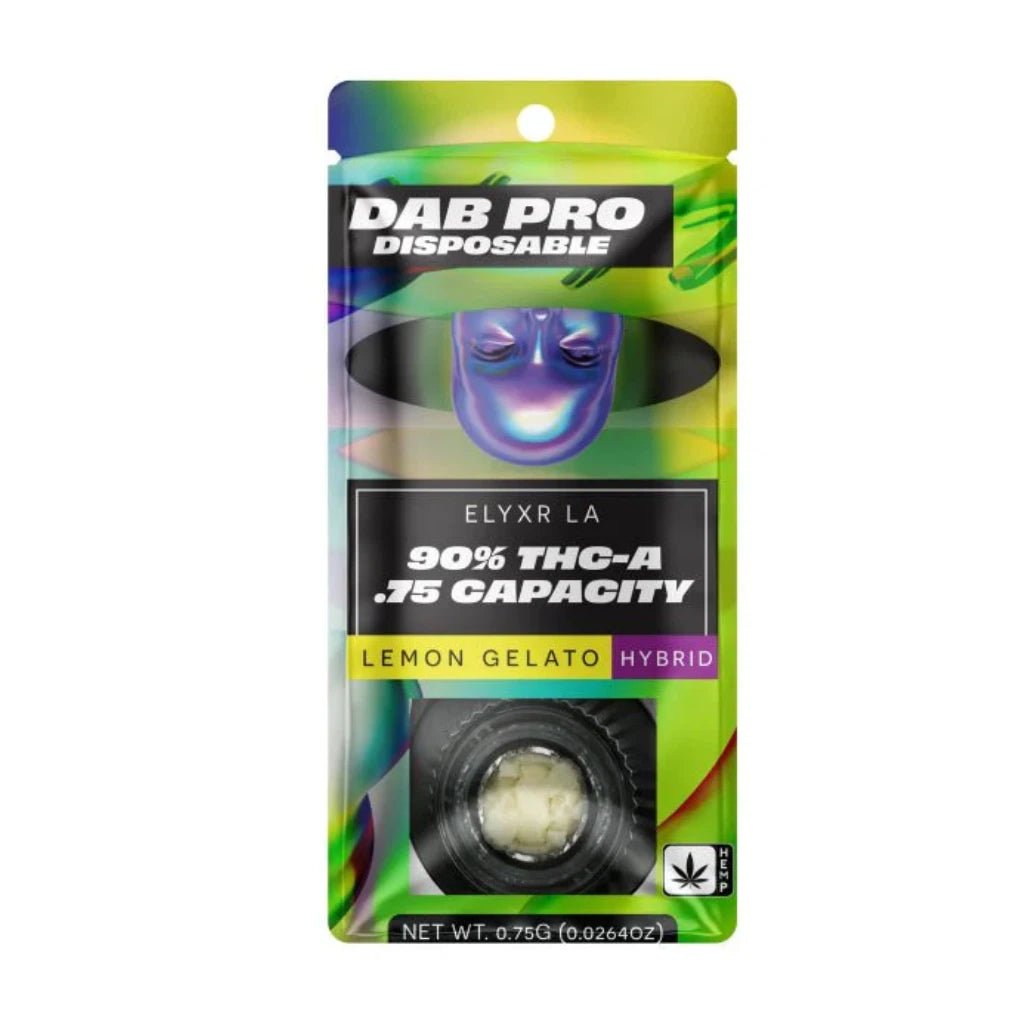 Elyxr Lemon Gelato THCA Dab Pro Disposable 750mg (Hybrid)