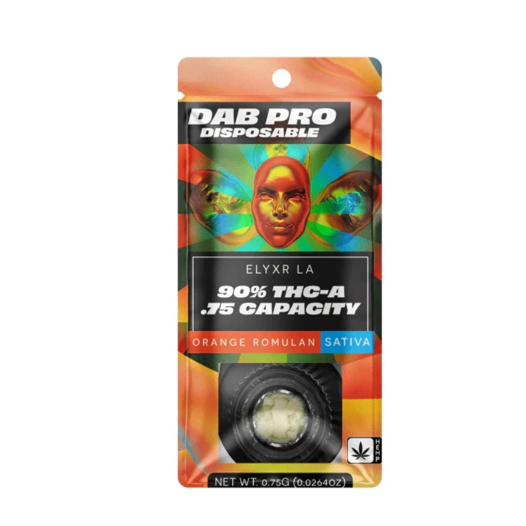 Elyxr Orange Romulan THCA Dab Pro Disposable 750mg (Sativa)