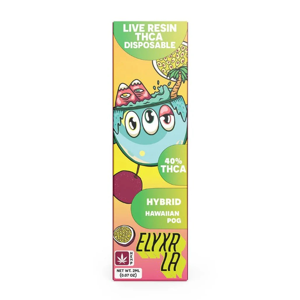 Elyxr LA Hawaiian POG 2g live resin THCA disposable (hybrid)