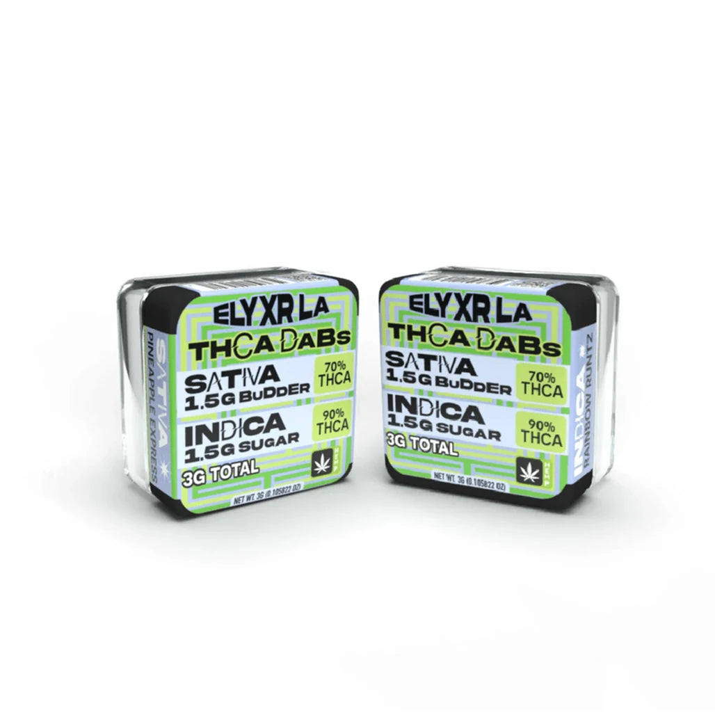 Elyxr THC-A Pineapple Express sugar + Rainbow Runtz budder combo 3g