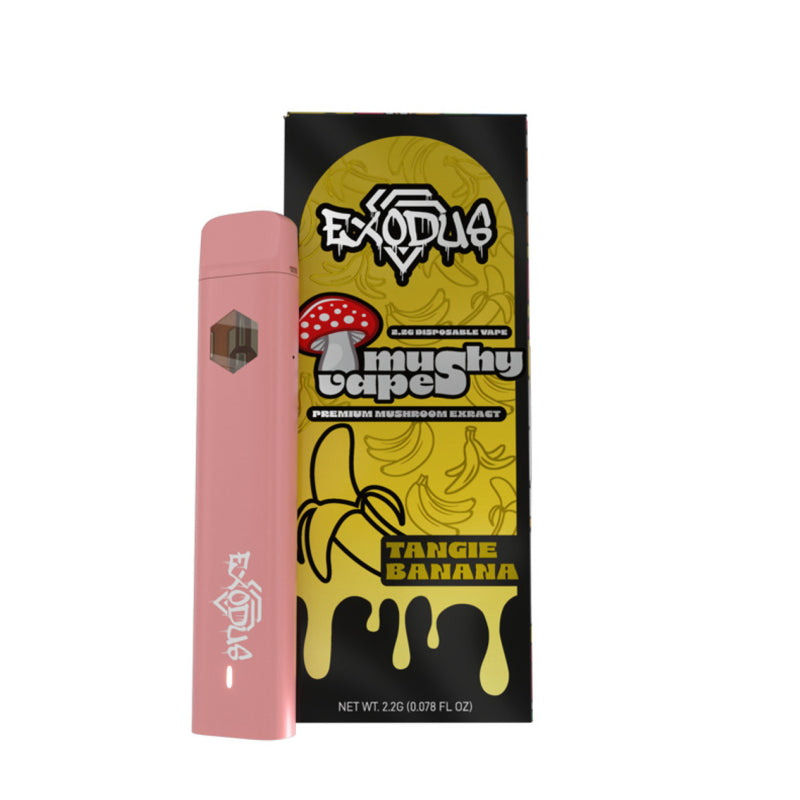 Exodus Mushy Vapes Tangie Banana 2.2g Mushroom Disposable – Bright Tangerine & Ripe Banana Fusion