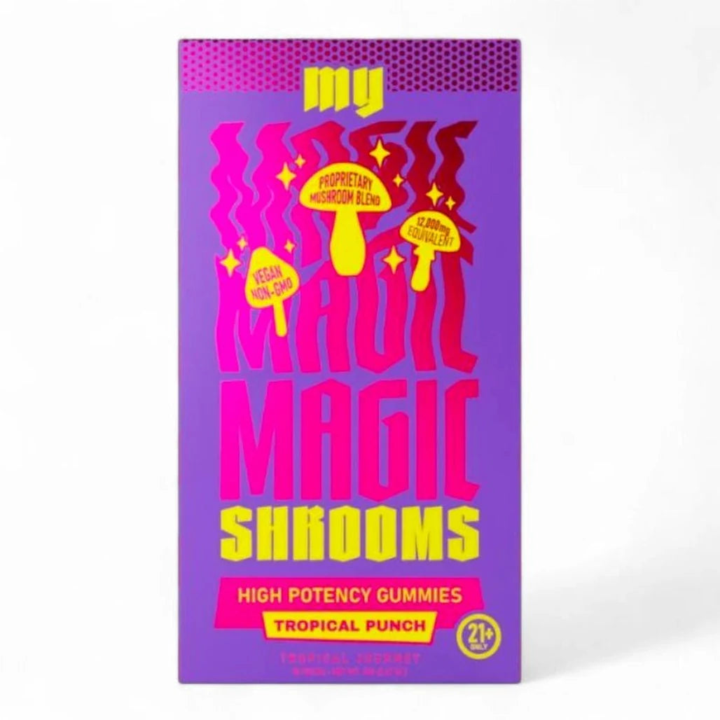 My Magic Shrooms Tropical Punch high-potency gummies
