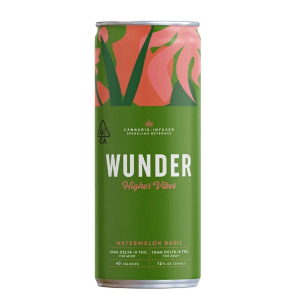 Find Wunder Higher Vibes Watermelon Basil THC + CBG can