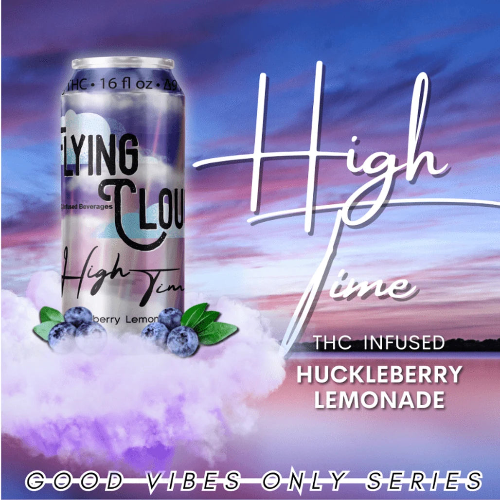 Flying Cloud High Time THC-infused huckleberry lemonade