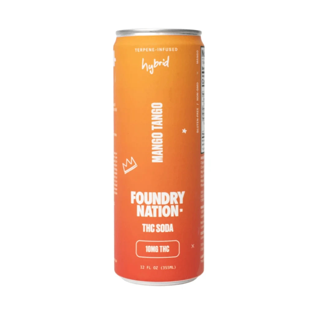 Foundry Nation Mango Tango 10mg THC soda can