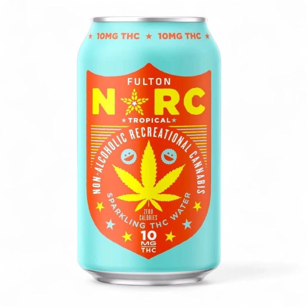 Fulton N*RC Tropical 10mg THC sparkling water can