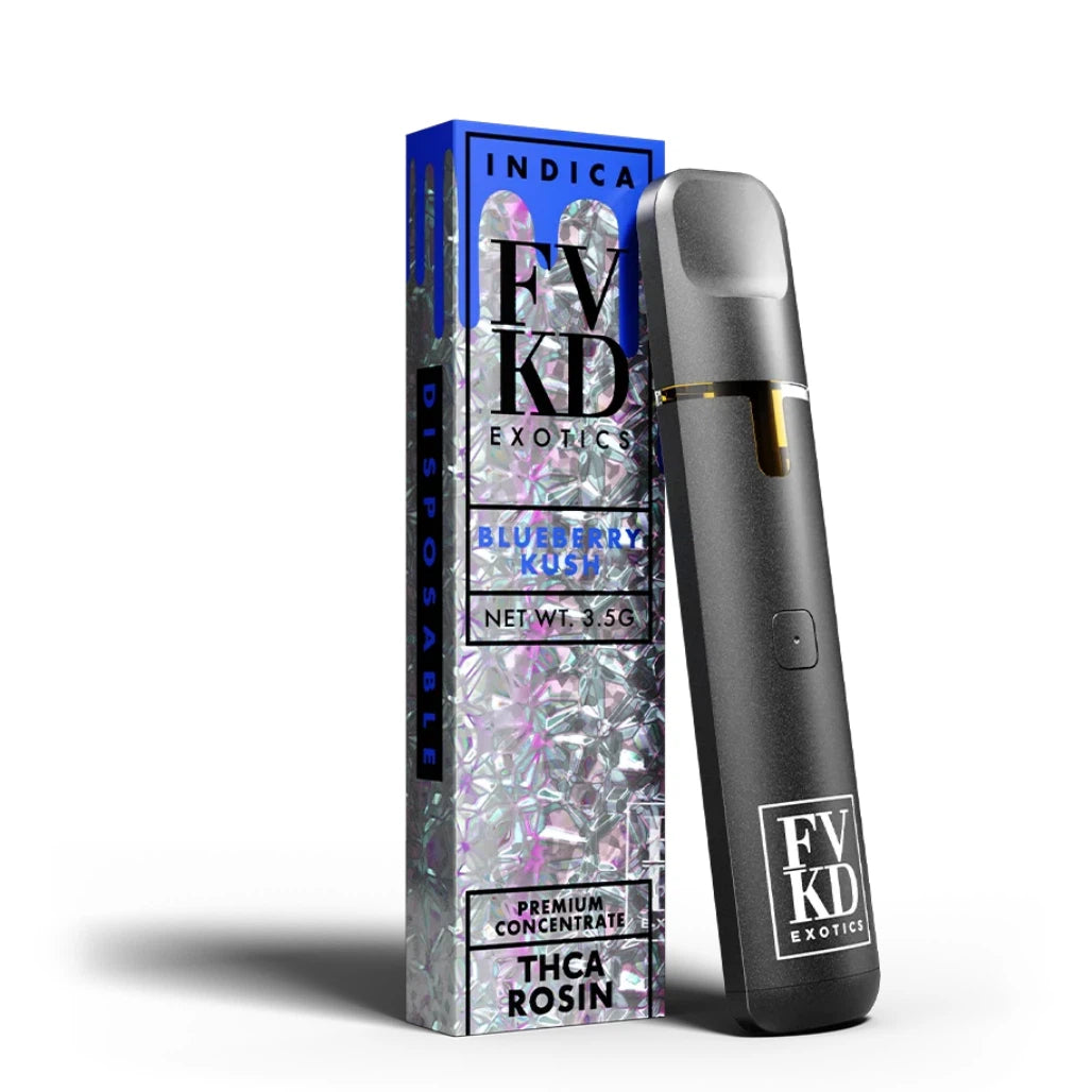 FVKD Exotics THCA Live Rosin Disposable 3.5g – Blueberry Kush