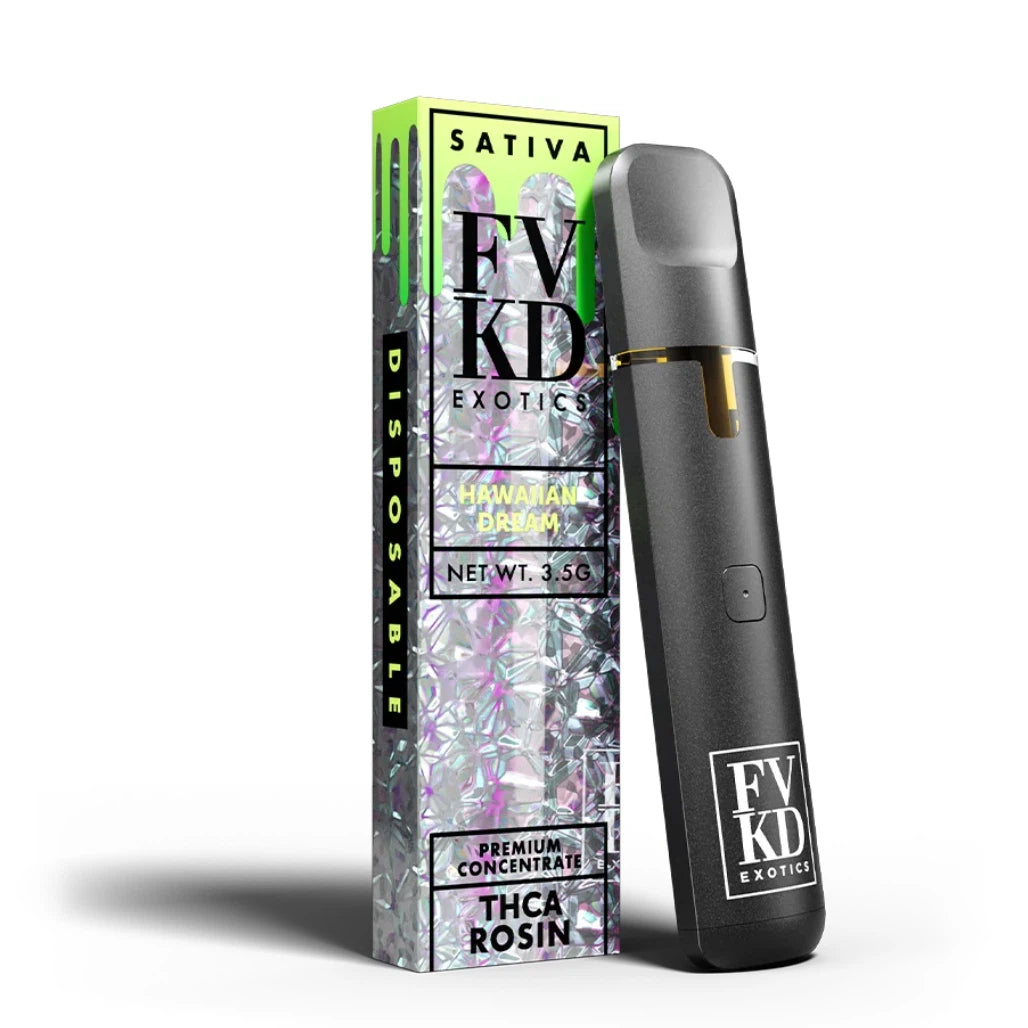FVKD Exotics THCA Live Rosin Disposable 3.5g – Hawaiian Dream