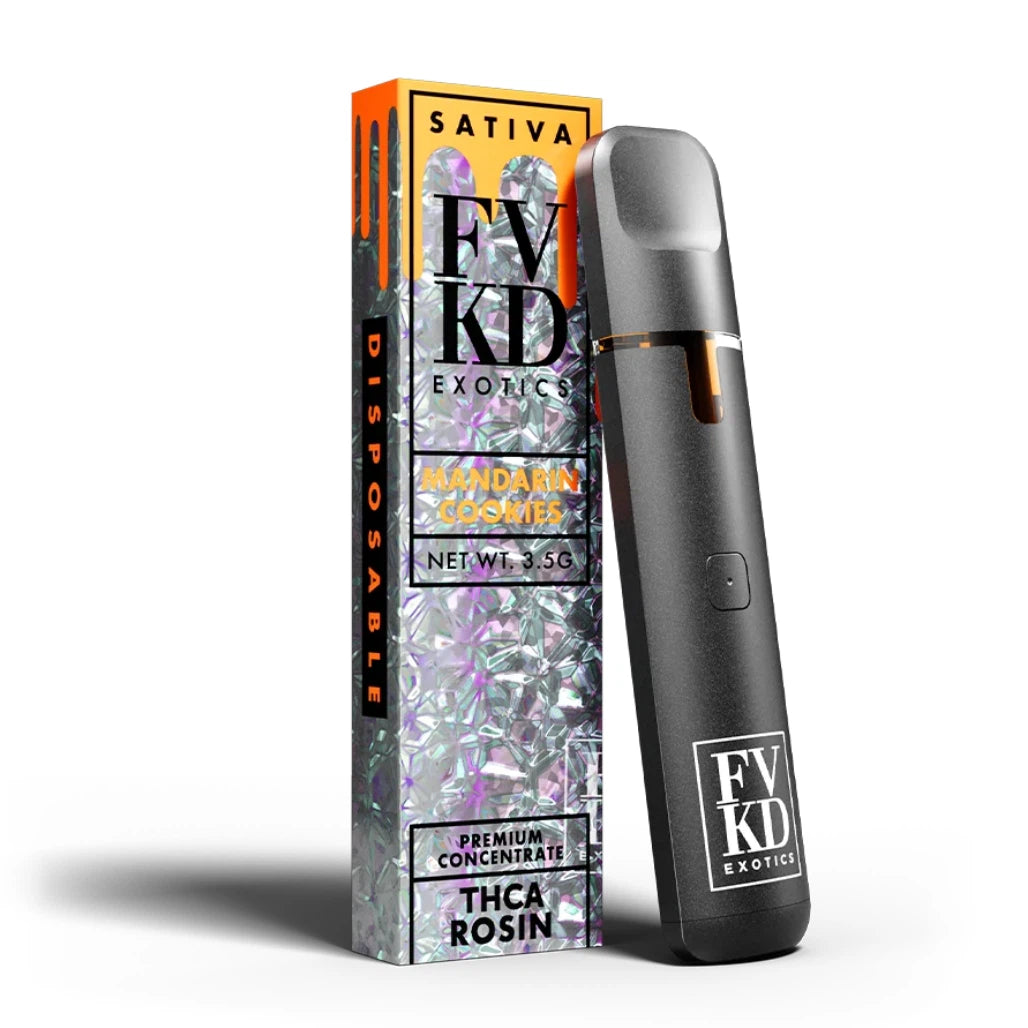 FVKD Exotics THCA Live Rosin Disposable 3.5g – Mandarin Cookie