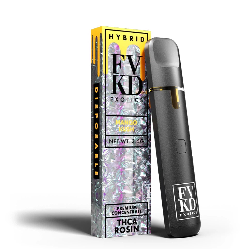 FVKD Exotics THCA Live Rosin Disposable 3.5g – Mango Kush