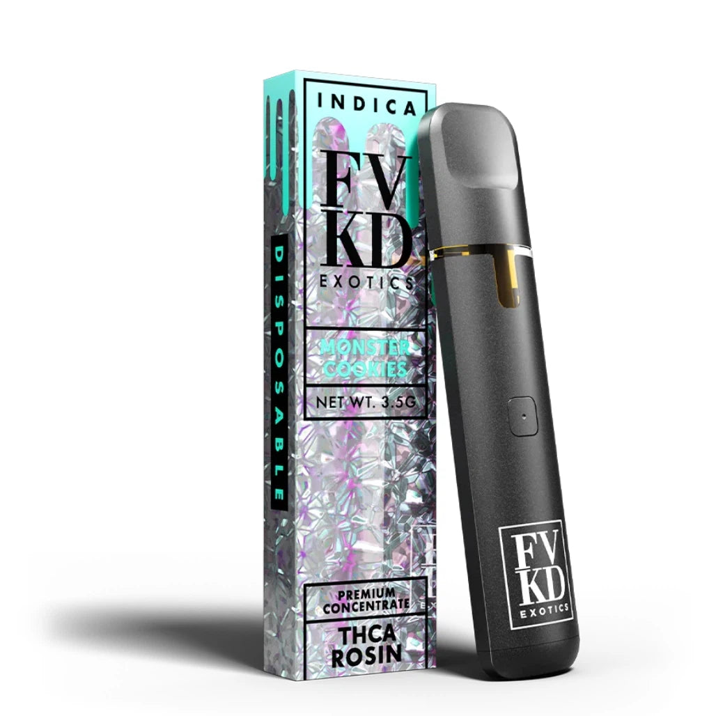 FVKD Exotics THCA Live Rosin Disposable 3.5g – Monster Cookie