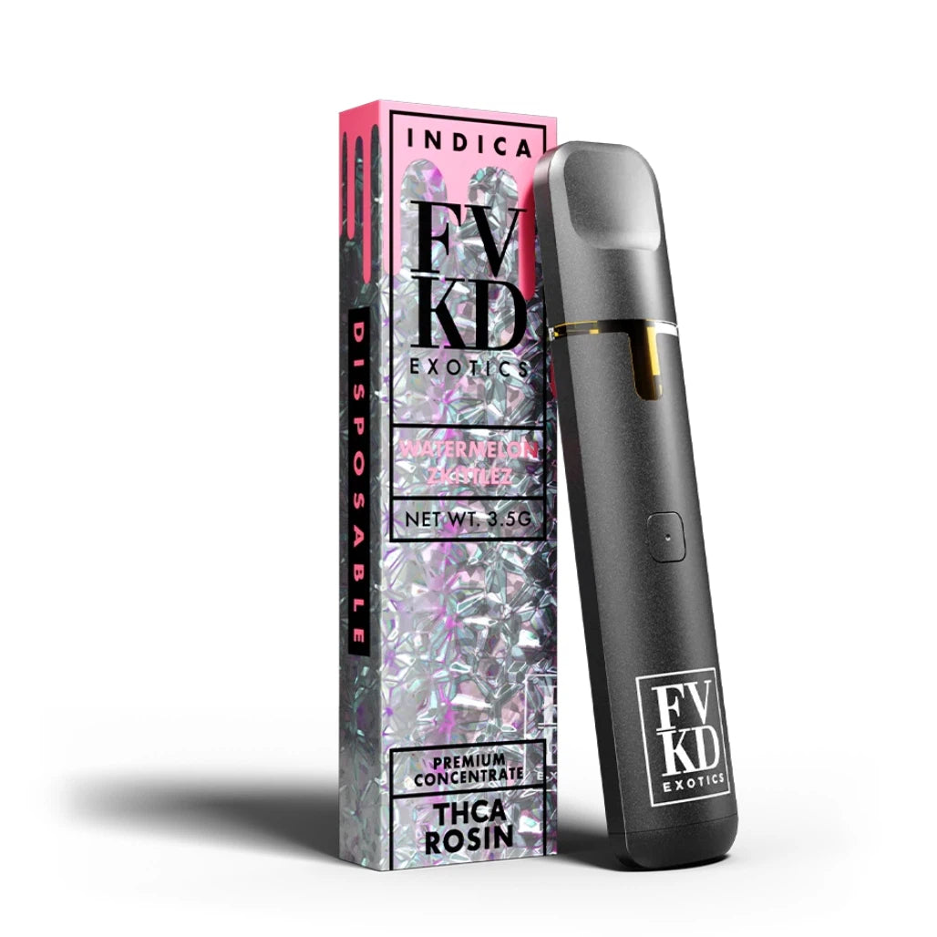 FVKD Exotics THCA Live Rosin Disposable 3.5g – Watermelon Zkittles