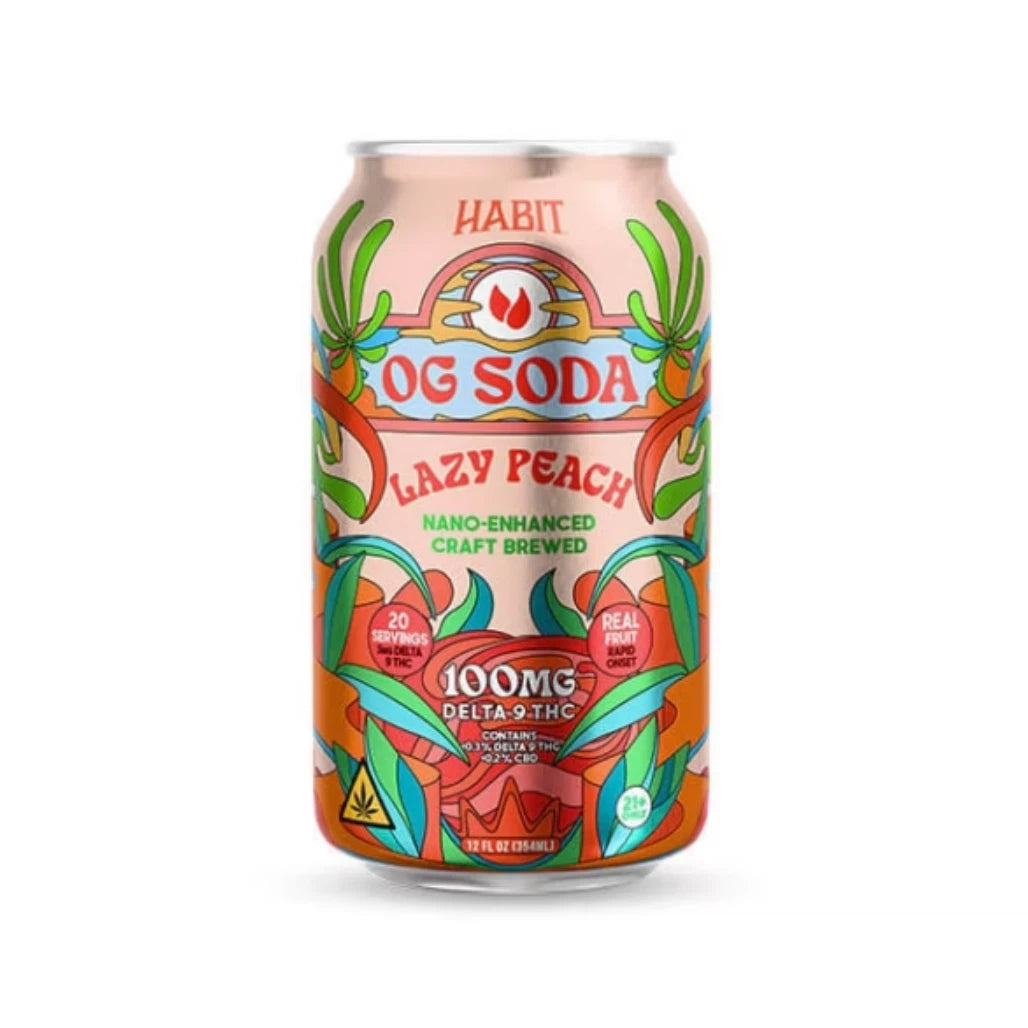 Habit Sparkling Delta-9 Drinks | 100mg THC Seltzers