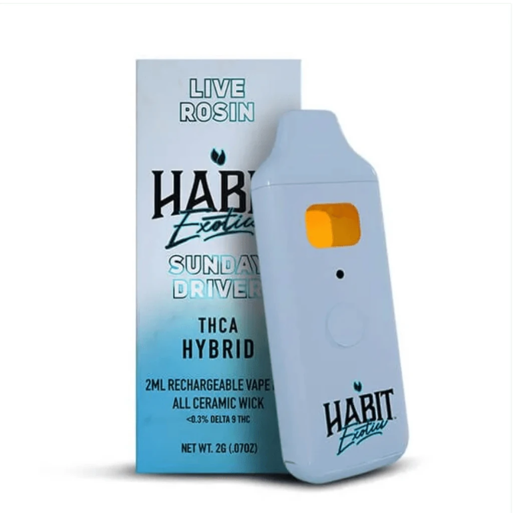 Habit 2g Live Rosin THCA Disposable – Sunday Driver (Hybrid)