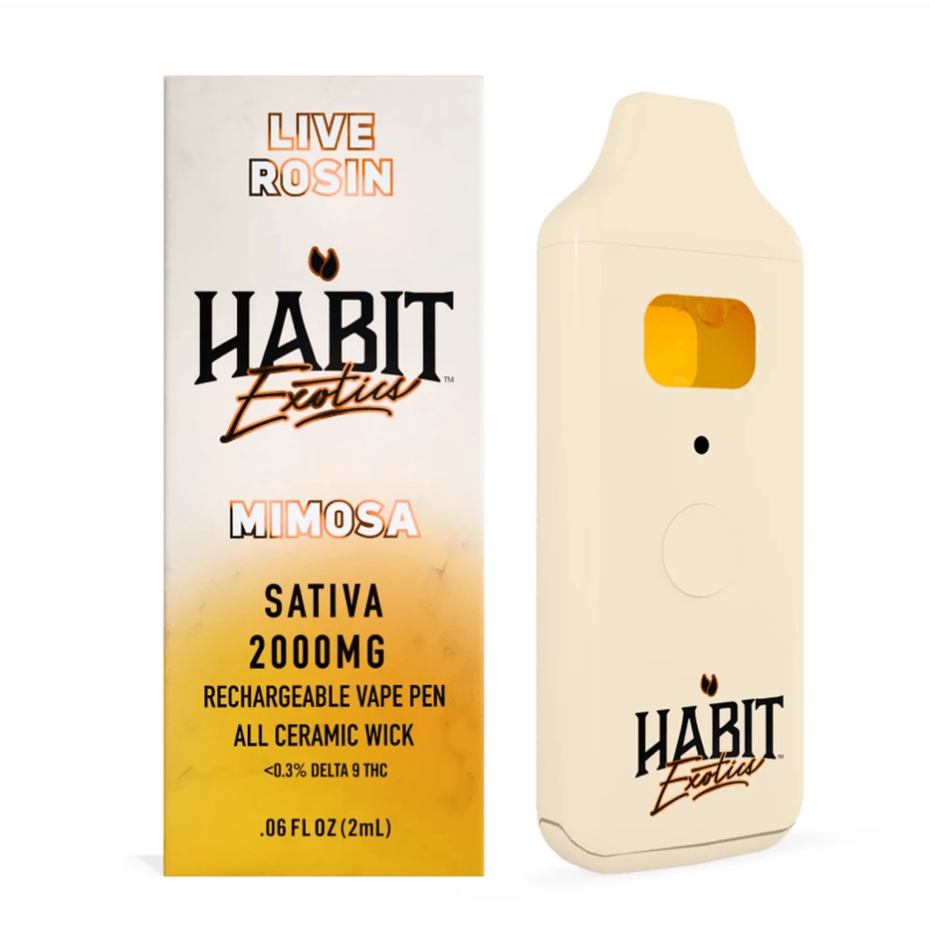 Habit 2g Live Rosin THCA Disposable – Mimosa (Sativa)