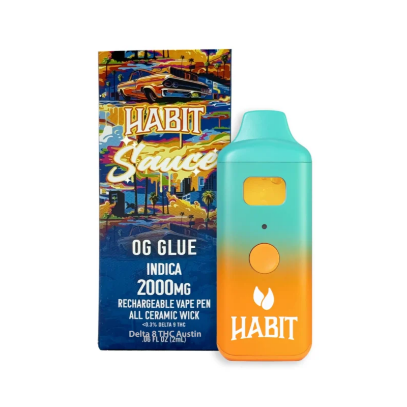 Habit OG Glue 2g THCA Disposable Vape 2000mg (Indica)