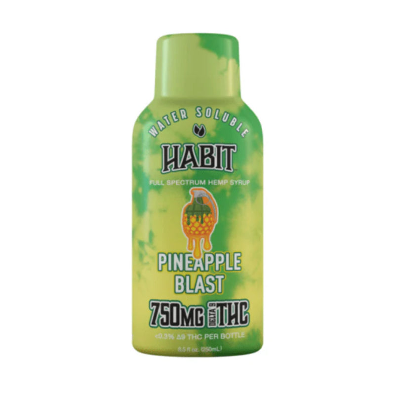 Habit Delta 9 THC Syrup 750mg – Watermelon, Grape, Mango, Strawberry Lemonade, Pineapple