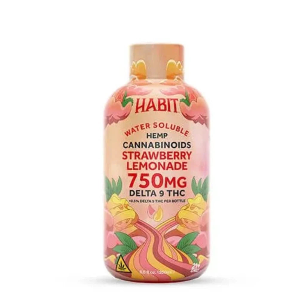 Habit Delta-9 THC Syrup 750mg Pineapple Blast flavor bottle