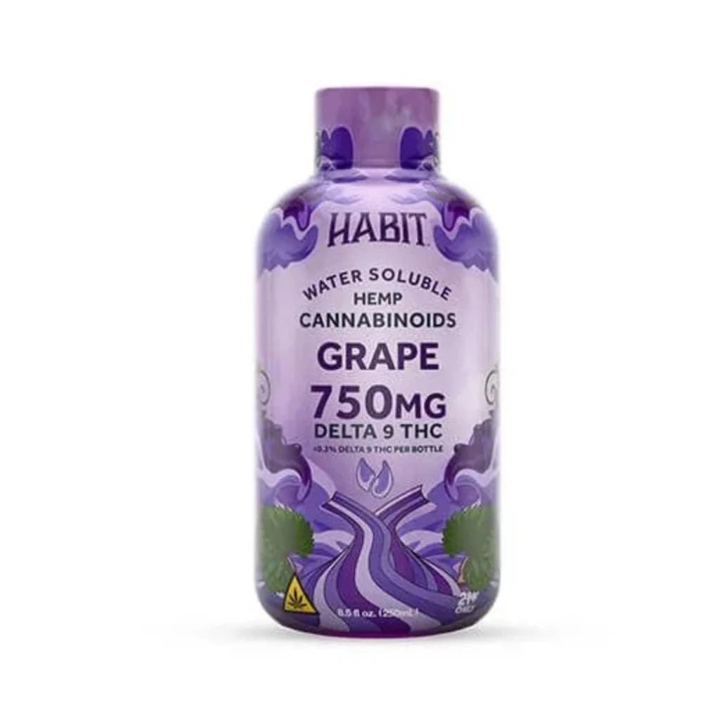 Habit Delta-9 THC Syrup 750mg Pure unflavored bottle