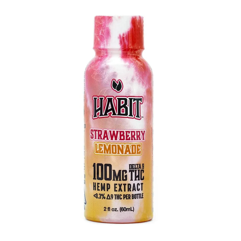 Habit Delta 9 Hemp Shots 100mg THC 60mL – Strawberry Lemonade, Watermelon Lemonade, Sleepytime Mango CBN