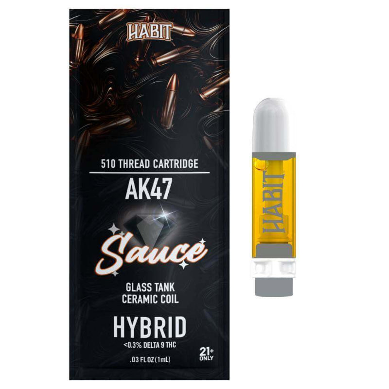 Habit AK-47 THCA Live Terpene Cartridge 1g (Hybrid)