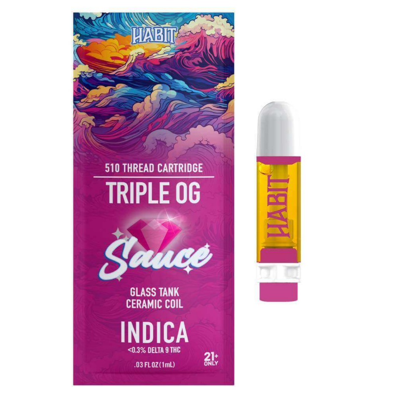 Habit Triple OG THCA Live Terpene Cartridge 1g (Indica)