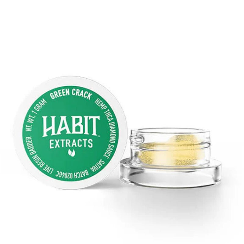 Habit THCa Diamond Sauce Live Resin Badder – Super Boof, The Original Z, Jack Herer, Green Crack
