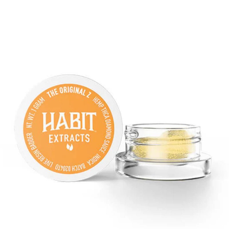 Habit THCa Diamond Sauce Live Resin Badder – Super Boof, The Original Z, Jack Herer, Green Crack