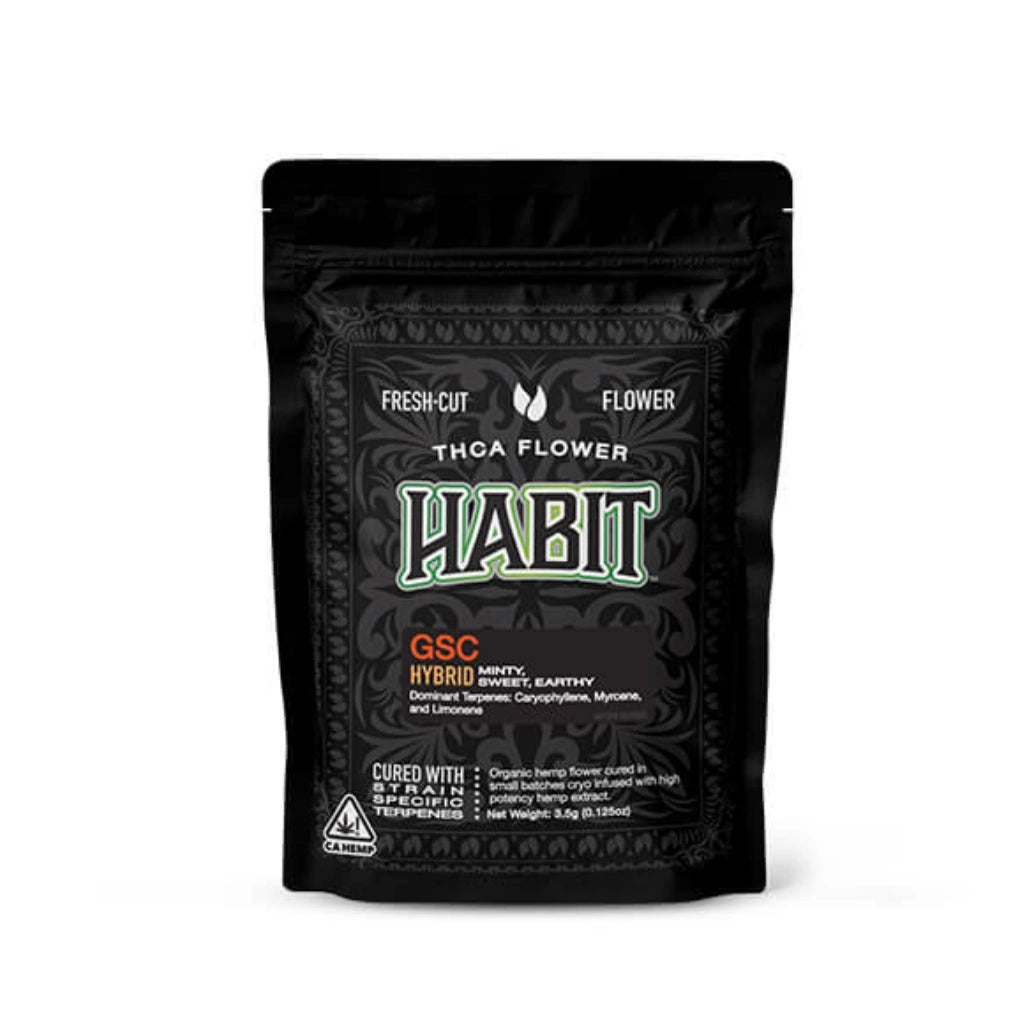 Habit THCa Flower 3.5g Bag – Hand-Trimmed Premium Buds Girl Scout Cookie