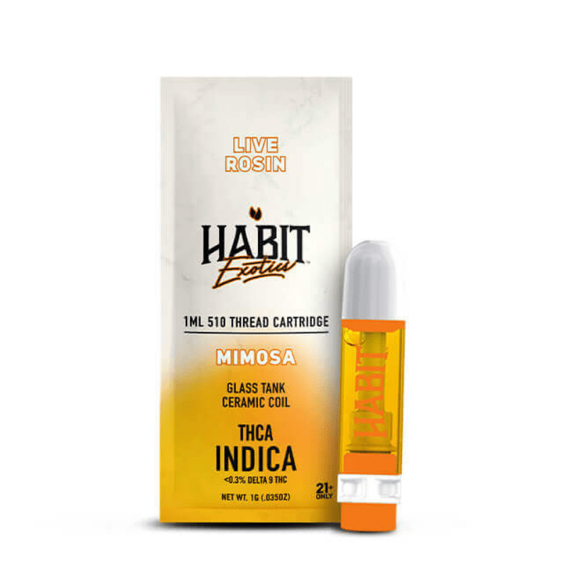 Habit Mimosa THCA Live Rosin Cartridge 1g (Indica)