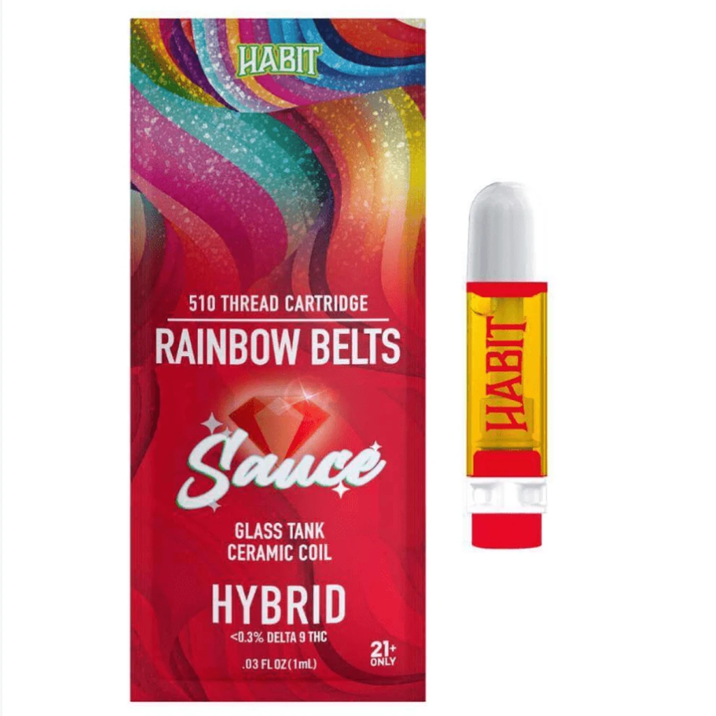 Habit THCA Live Terpene Cartridge 1g – Rainbow Belts (Hybrid)
