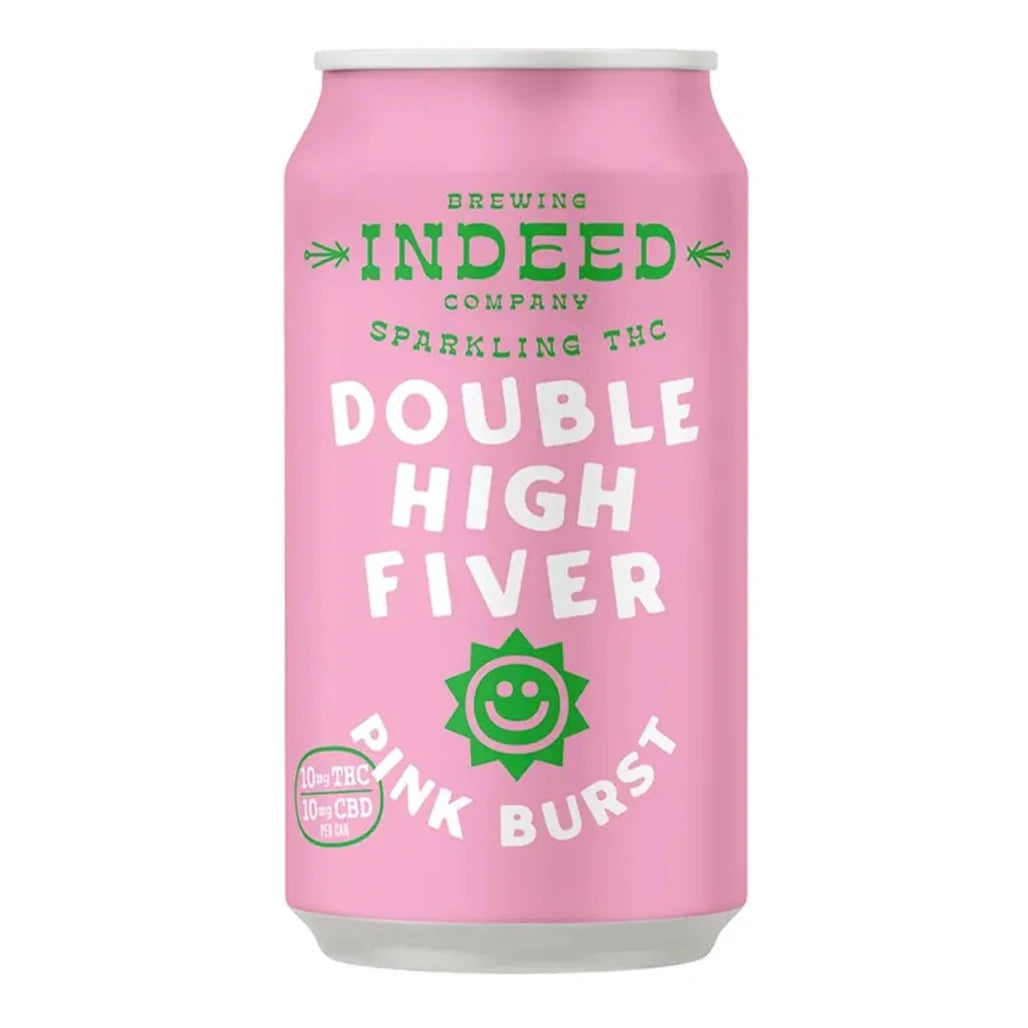 Indeed Double High Fiver Pink Burst 10mg THC + 10mg CBD can