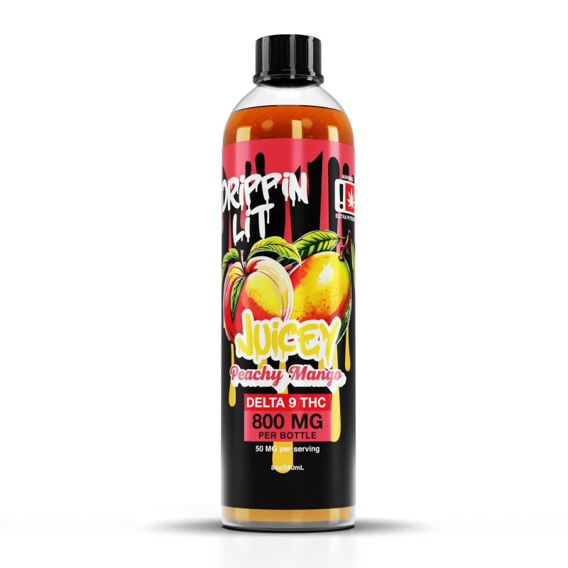 Juicey Drippin Lit Peachy Mango Delta-9 Syrup 800mg