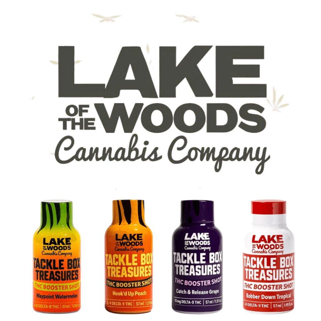 Lake of the Woods Tackle Box Treasures THC booster shot lineup
