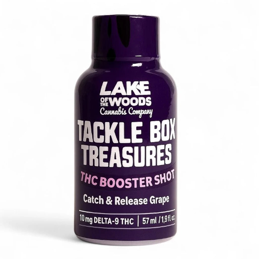 Lake of the Woods Tackle Box Treasures Catch & Release Grape 10mg THC shot