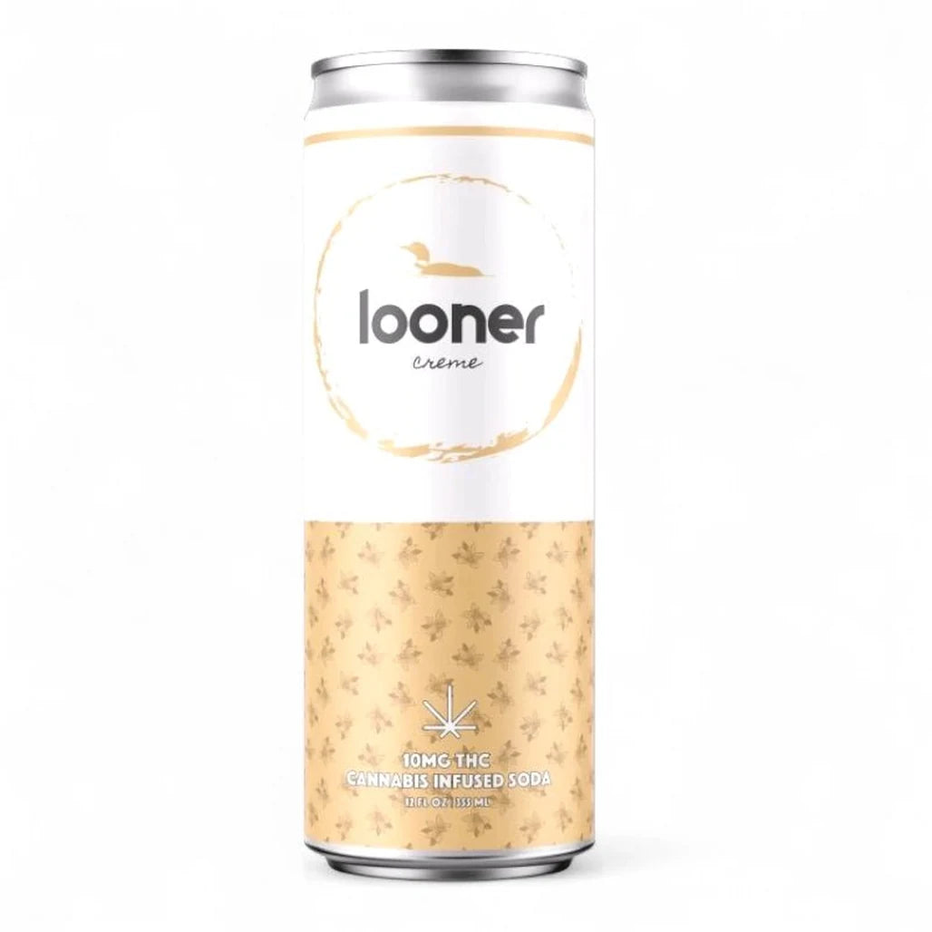 Looner Cream Soda 10mg THC can