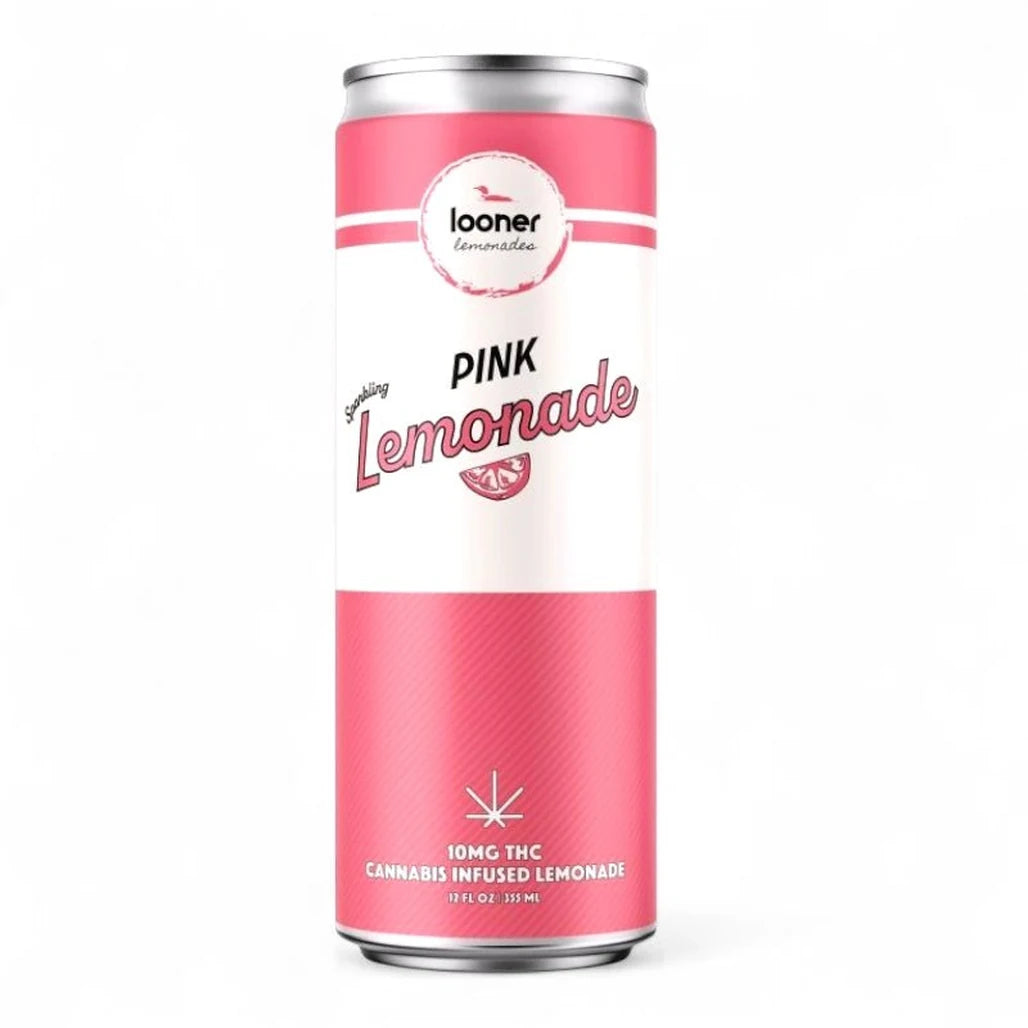 Looner Pink Lemonade 10mg THC can