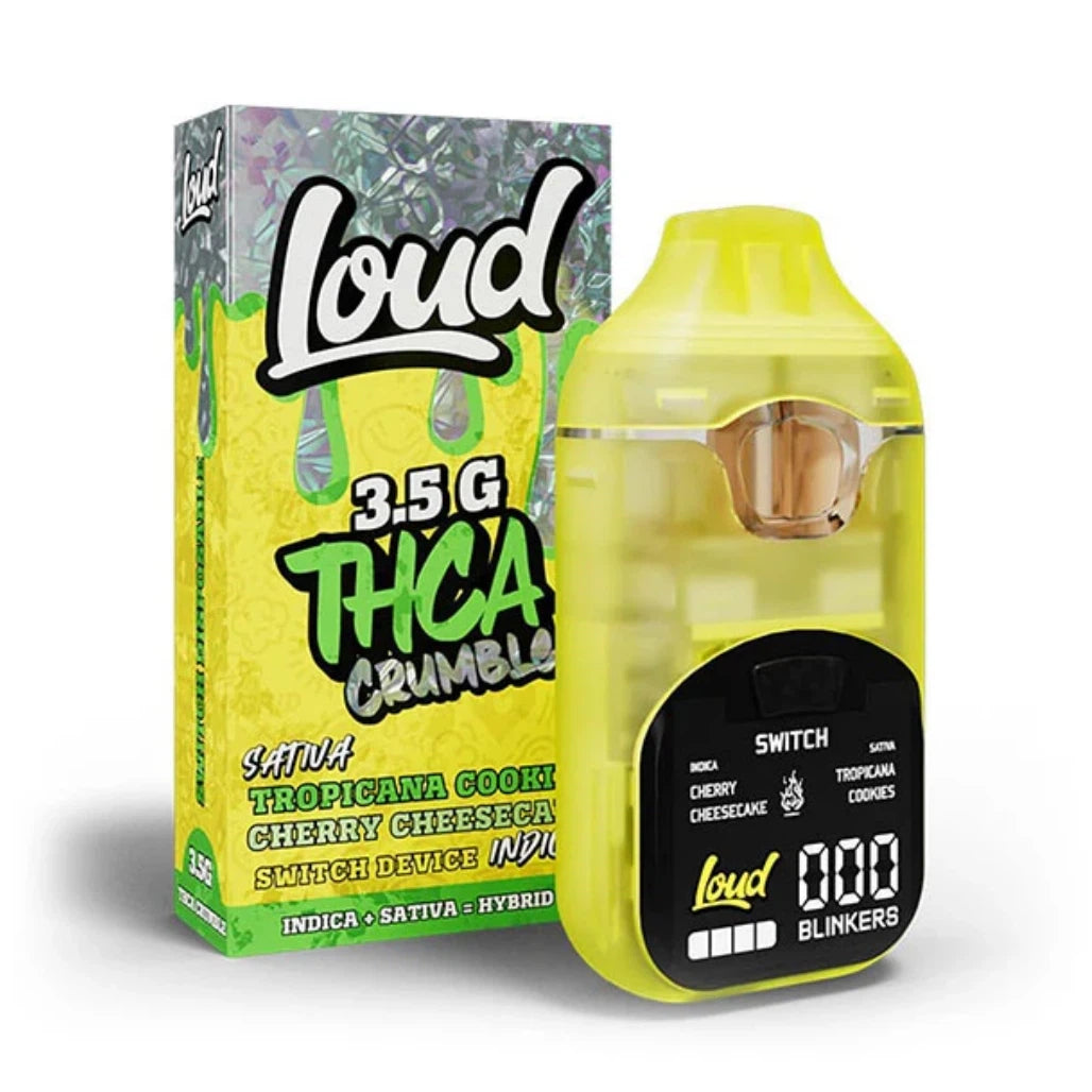 Loud 3.5g THCA Crumble Switch Dual-Chamber Disposable Vape
