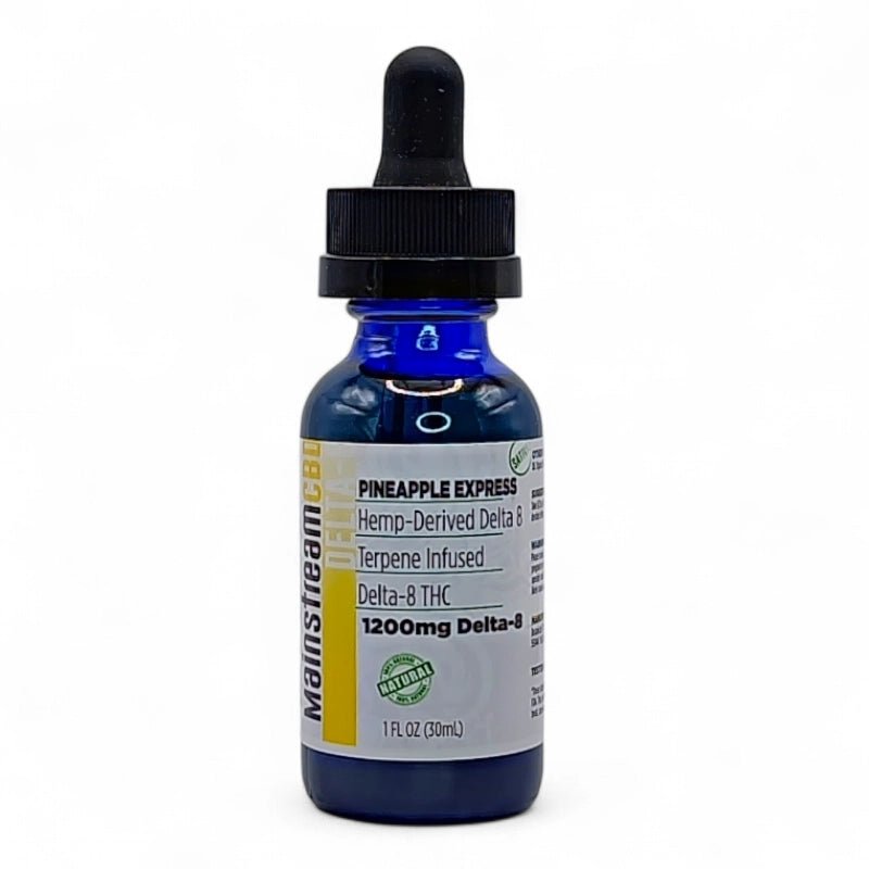 Mainstream CBD Pineapple Express Delta-8 Tincture 600mg or 1200mg (Sativa)