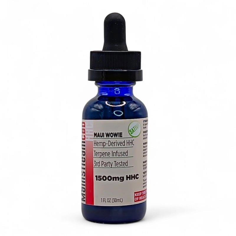 Mainstream CBD HHC Tincture 750mg or 1500mg – Purple Punch, Banana
