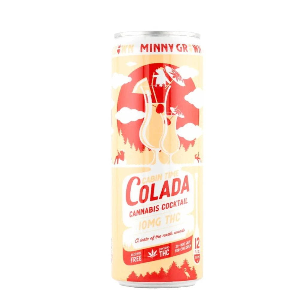 Minny Grown Colada 10mg THC cocktail can