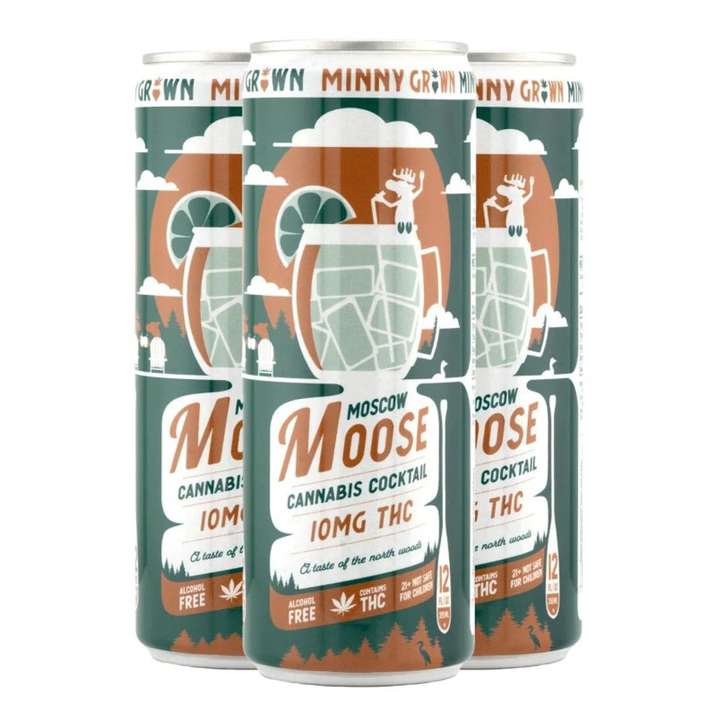 Minny Grown Moscow Moose 10mg THC 4-pack